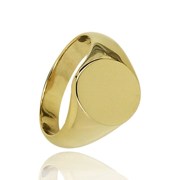 Signet Ring 14K Yellow Gold - Picture 2 of 4